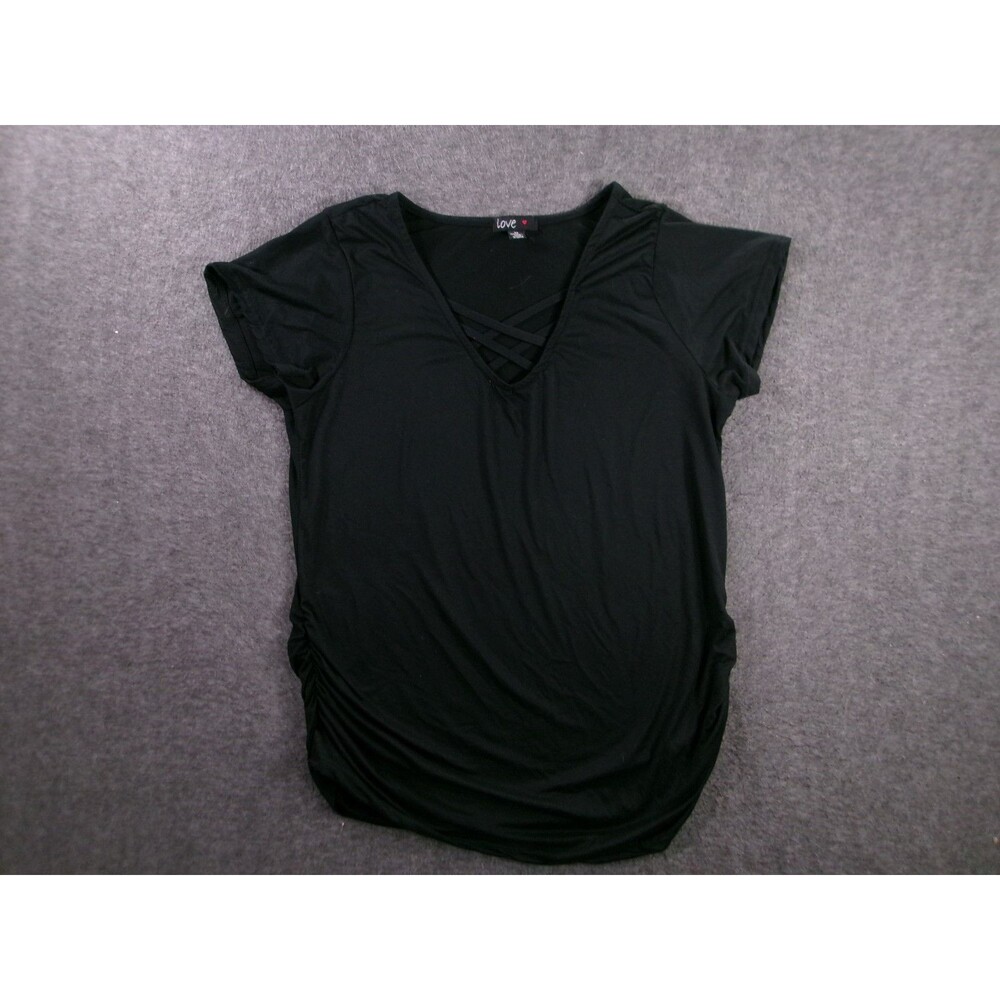 Love Top Women 3X Black Office Casual Work Day Base Layer Capsule Everyday